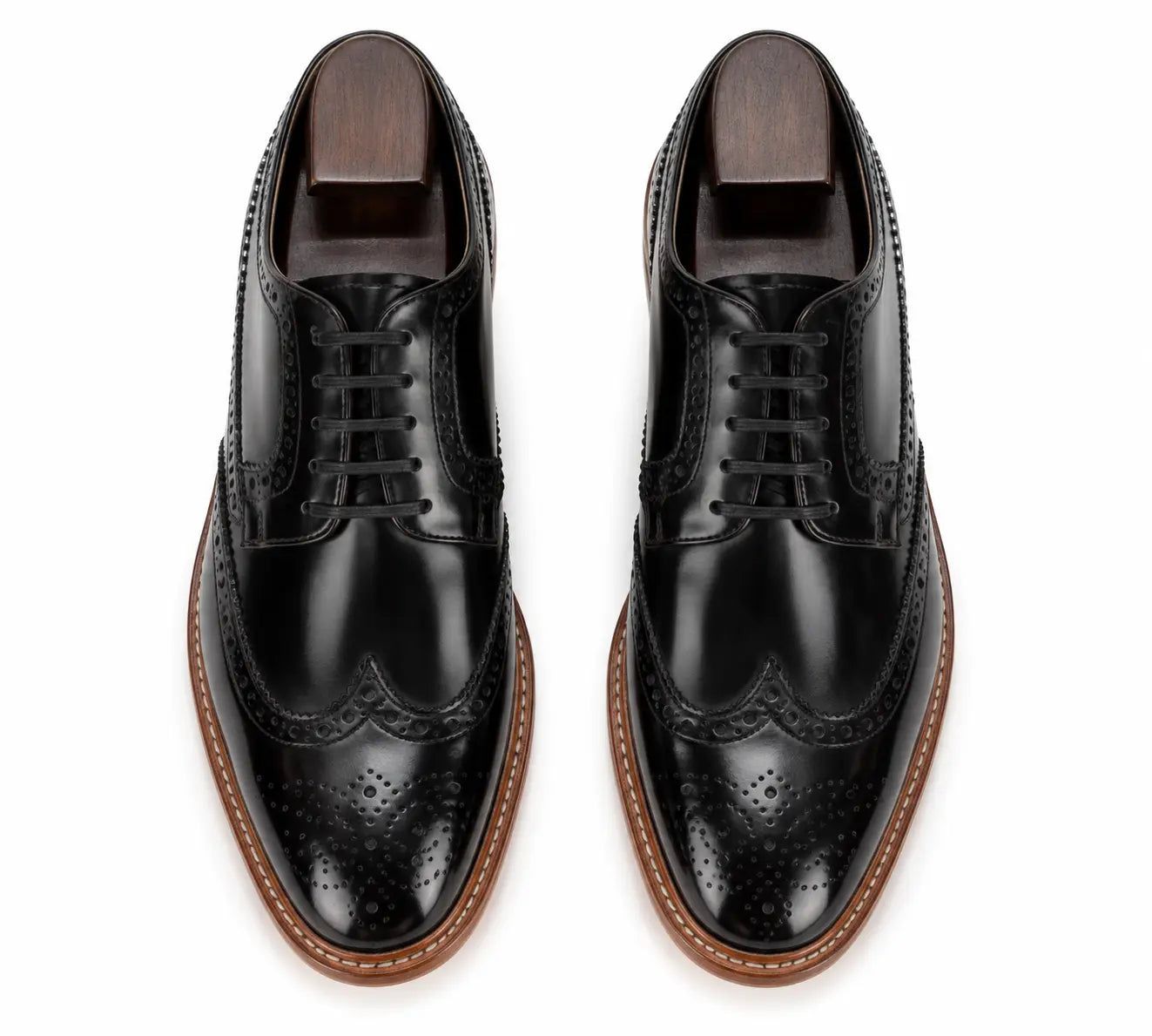 Morano Wingtip Brogue Derby for Men - Goodyear Welted Full-Grain Leather Shoes