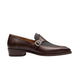Musso Textured-Panel Monk Single Monk for Men - Two-Texture Monk Strap Shoes