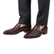 Musso Textured-Panel Monk Single Monk for Men - Two-Texture Monk Strap Shoes