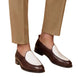 Mariano Two-Tone Venetian Venetian Loafer for Men - Contrast Leather Slip-On Loafers