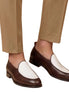 Mariano Two-Tone Venetian Venetian Loafer for Men - Contrast Leather Slip-On Loafers