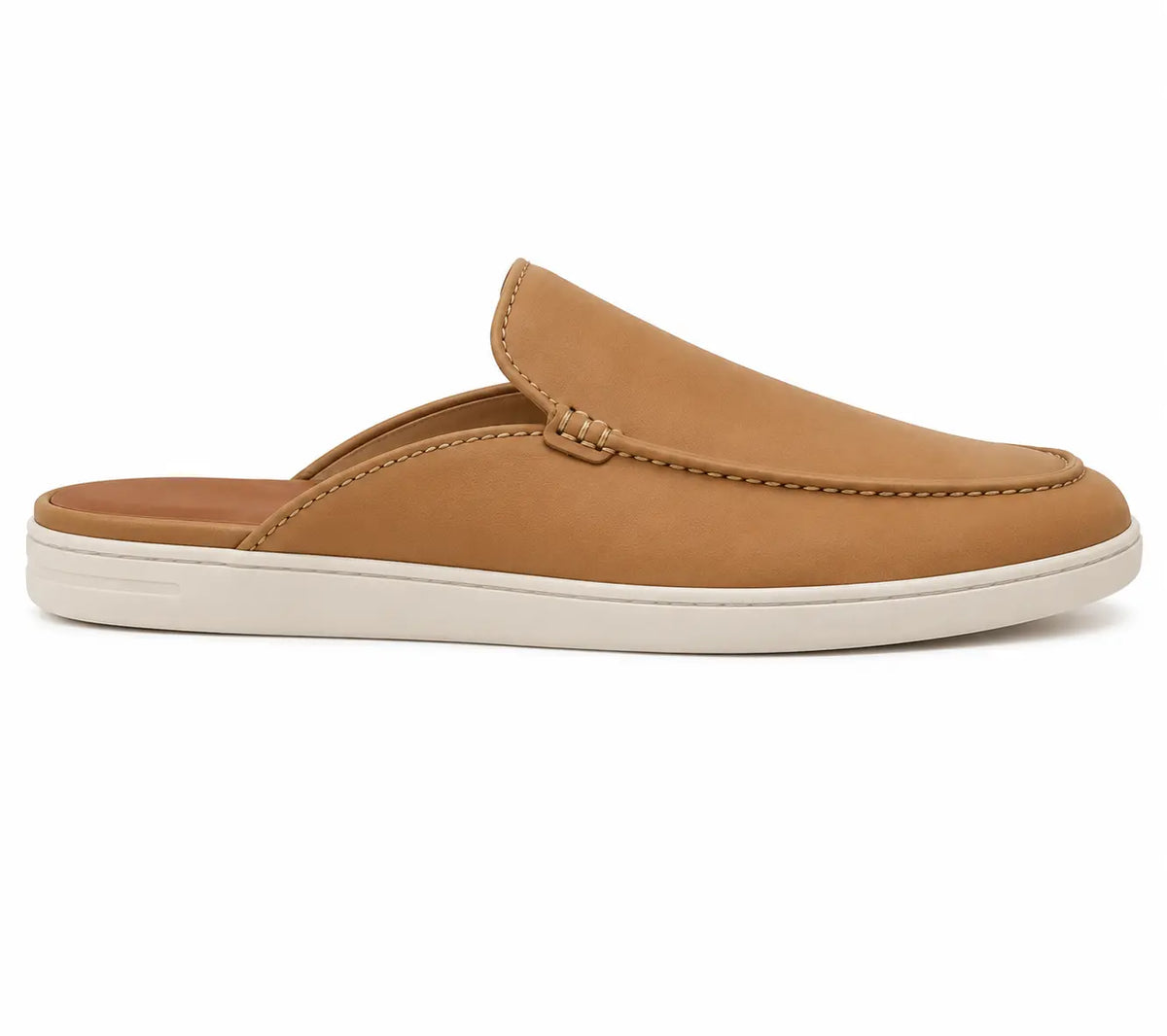 Melide Nubuck Cupsole Mule for Men - Backless Slip-On Summer Shoes