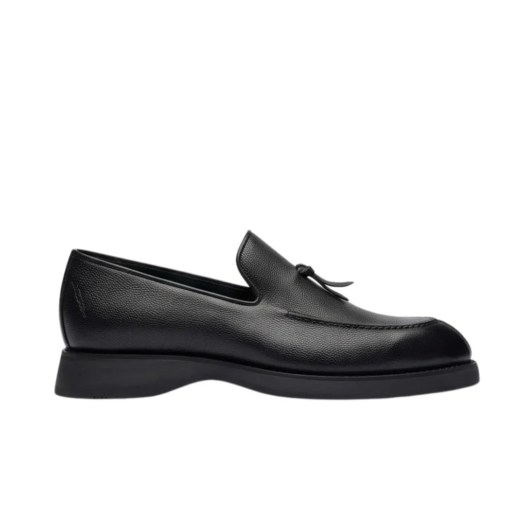 Merone Pebble Lug-Sole Tassel Tassel Loafer for Men - Chunky Tassel Loafers