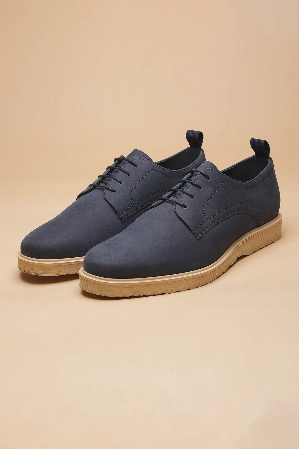 Mombello Nubuck Sneaker-Sole Derby for Men - Casual Derby Sneakers