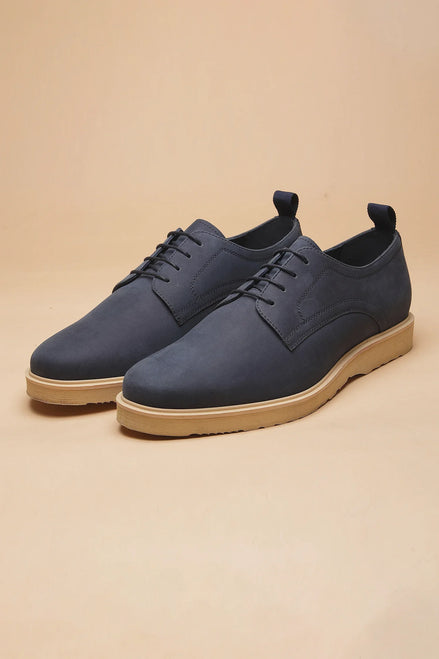 Mombello Nubuck Sneaker-Sole Derby for Men - Casual Derby Sneakers