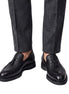 Merone Pebble Lug-Sole Tassel Tassel Loafer for Men - Chunky Tassel Loafers