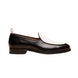 Monguzzo Contrast-Vamp Venetian Venetian Loafer for Men - Two-Tone Slip-On Loafers