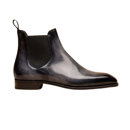 Marnate Patina Chelsea Chelsea Boot for Men - Hand-Painted Chelsea Boots