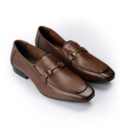 Monteparano Pebble Horsebit Loafer for Men - Soft Horsebit Loafers