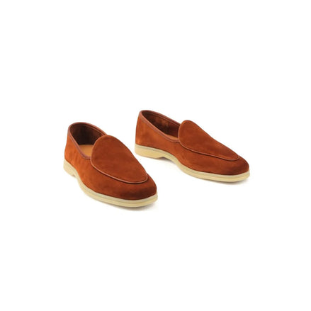 Mezzana Piped Suede Walk Loafer for Men - Suede Slip-On Loafers