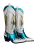 Mazatlan Metallic Inlay Cowboy Boot for Men - Statement Western Boots