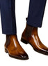 Mercallo Warm Patina Chelsea Chelsea Boot for Men - Hand-Painted Chelsea Boots