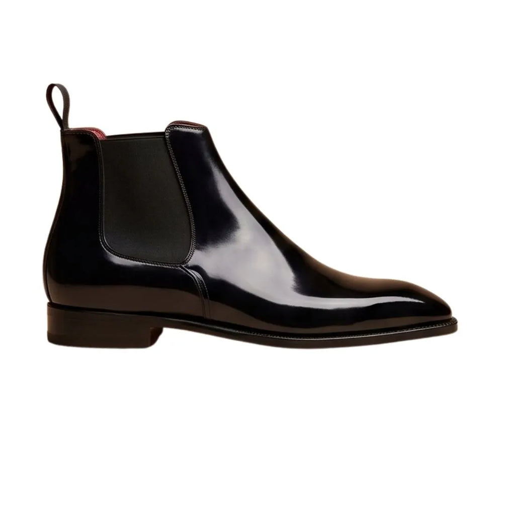 Mesenzana Patent Chelsea Chelsea Boot for Men - Glossy Chelsea Boots