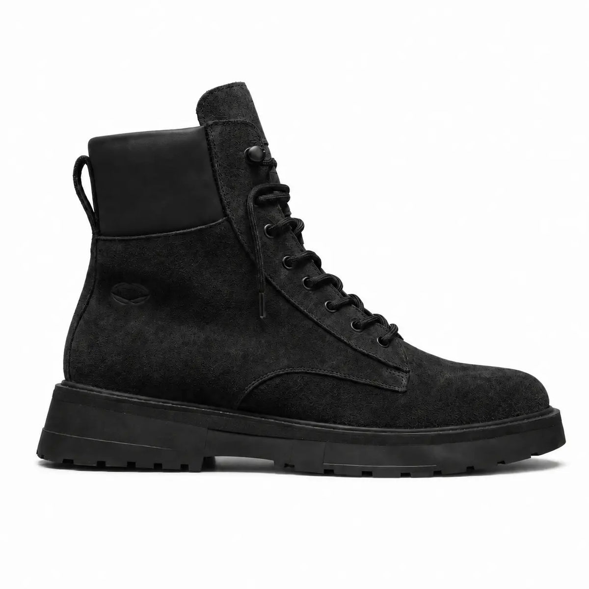Mojave Suede Combat Boot for Men - Lug-Sole Lace-Up Leather Boots