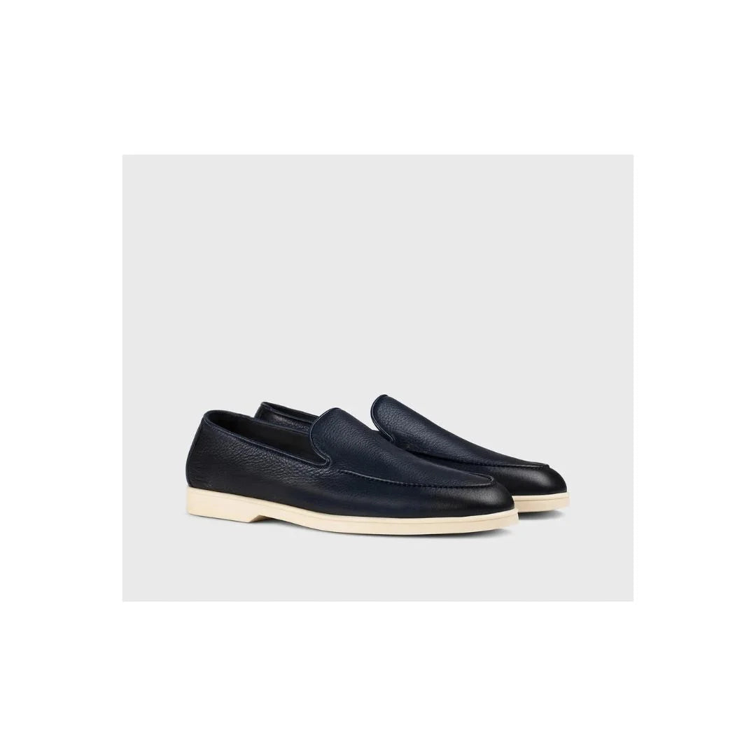 Montalban Pebble Venetian Slip-On Loafer for Men - Leather Slip-On Loafers