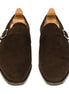 Merano Suede Plain-Toe Single Monk Strap for Men - Soft Suede Dress Shoes