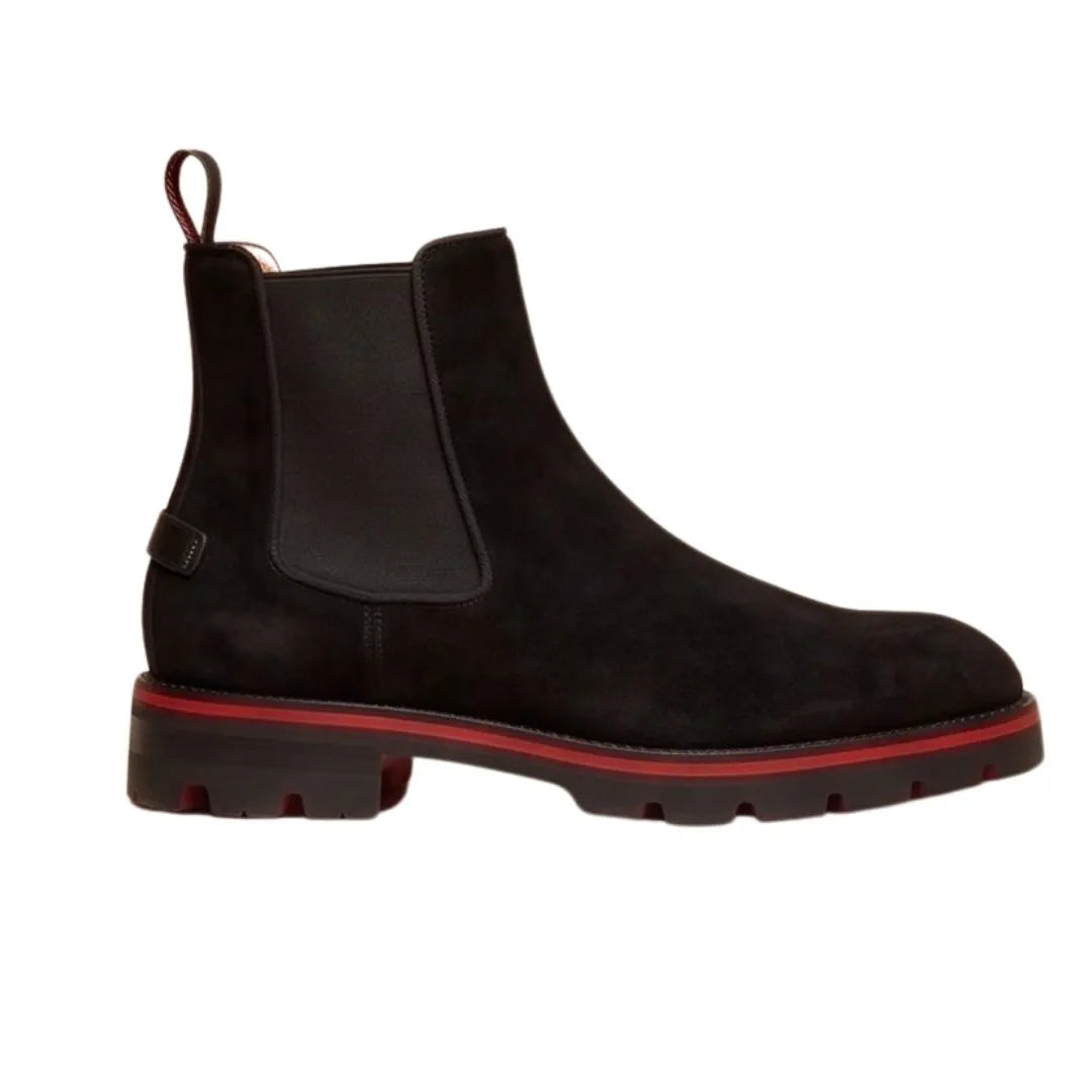 Mornago Suede Stripe-Welt Chelsea Chelsea Boot for Men - Suede Chelsea Boots