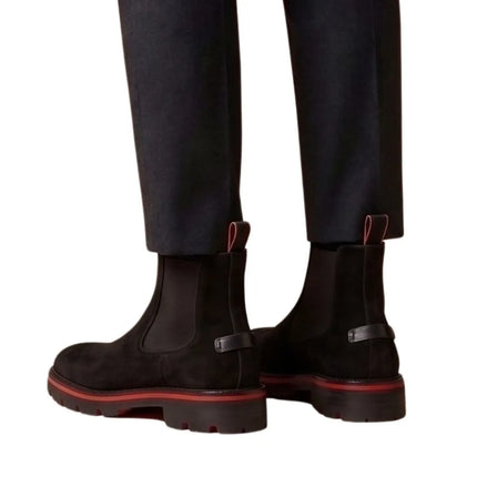 Mornago Suede Stripe-Welt Chelsea Chelsea Boot for Men - Suede Chelsea Boots