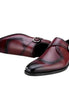 Messina Full-Brogue Wingtip Single Monk Strap for Men - Leather Party & Office Shoes