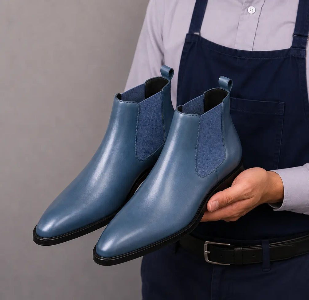 Mazarine Chelsea Boot for Men - Goodyear Welted Full-Grain Leather Boots