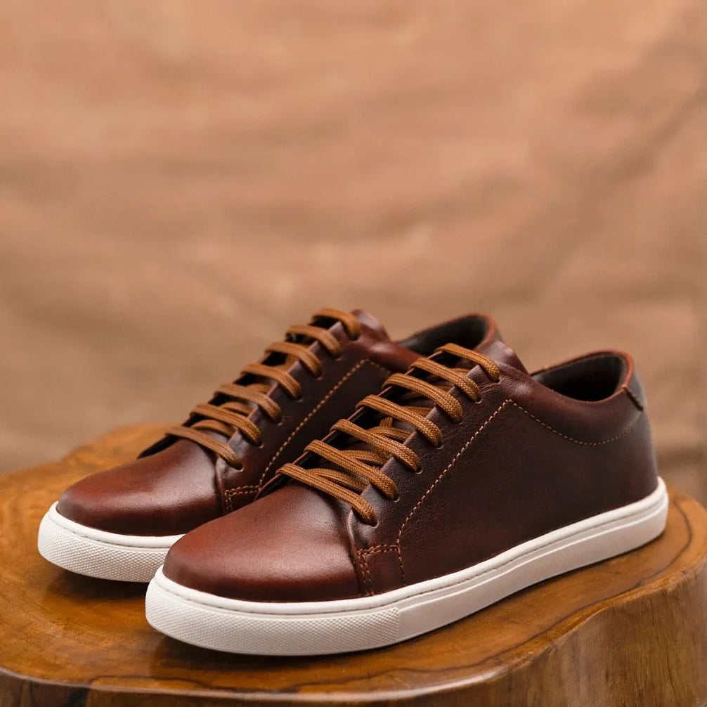 Mijares Classic Court Sneaker for Men - Leather Court Sneakers