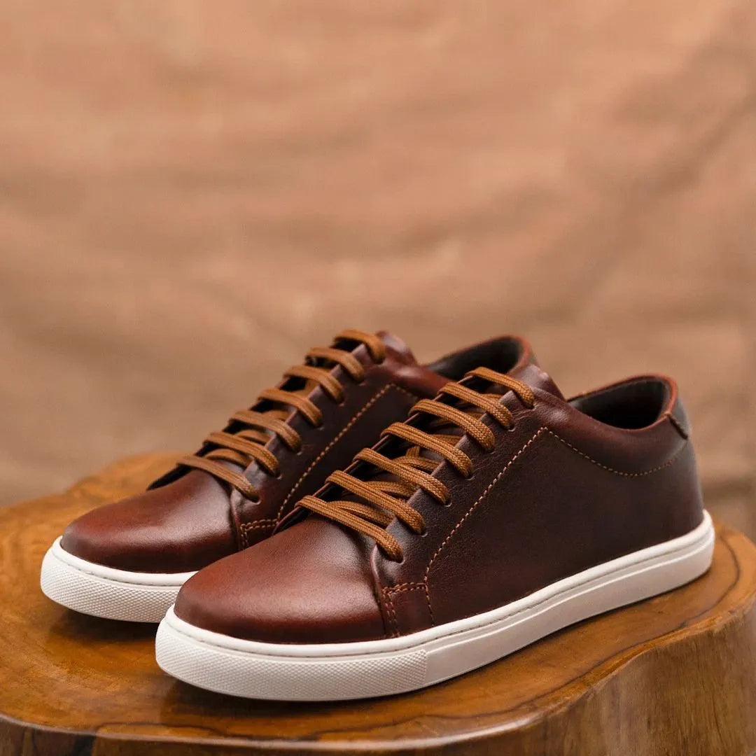 Mijares Classic Court Sneaker for Men - Leather Court Sneakers