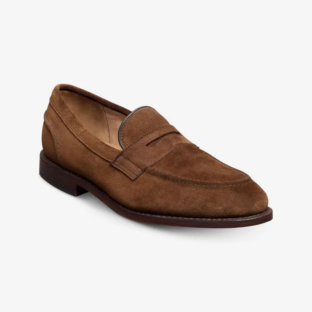 Malvito Suede Classic Penny Loafer for Men - Soft Suede Penny Loafers