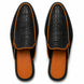 Maribor Piped Croc-Panel Mule for Men - Backless Suede Slip-On Shoes