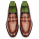 Maximus Block-Heel Dress Penny Loafer for Men - Goodyear Welted Leather Shoes