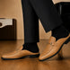 Morlaix Woven-Panel Horsebit Mule for Men - Two-Material Backless Shoes