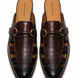 Maremma Caged Croc-Embossed Bit Mule for Men - Backless Fisherman Shoes