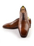 Monticchiello Brogued Eyestay Wholecut Oxford for Men - Perforated Leather Oxford Shoes