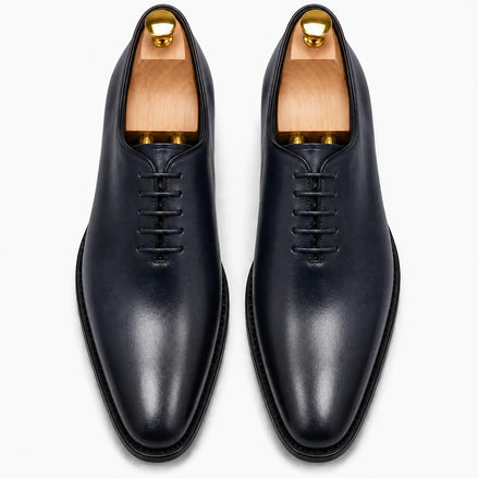 Meta Tonal Wholecut Oxford for Men - Goodyear Welted Seamless Leather Shoes