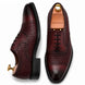 Munich Hand-Woven Brogue Oxford for Men - Goodyear Welted Leather Dress Shoes
