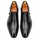 Montecito Double Monk Strap Shoes for Men - Goodyear Welted Full-Grain Leather