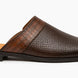 Molise Croc-Panel Perforated Mule for Men - Backless Open-Heel Leather Shoes