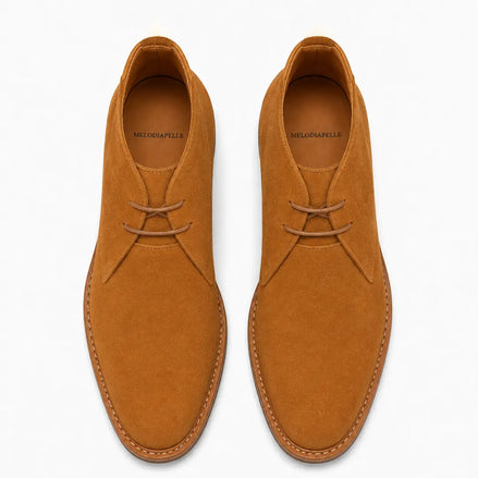 Maringa Suede Chukka Boot for Men - Goodyear Welted Leather Sole Boots