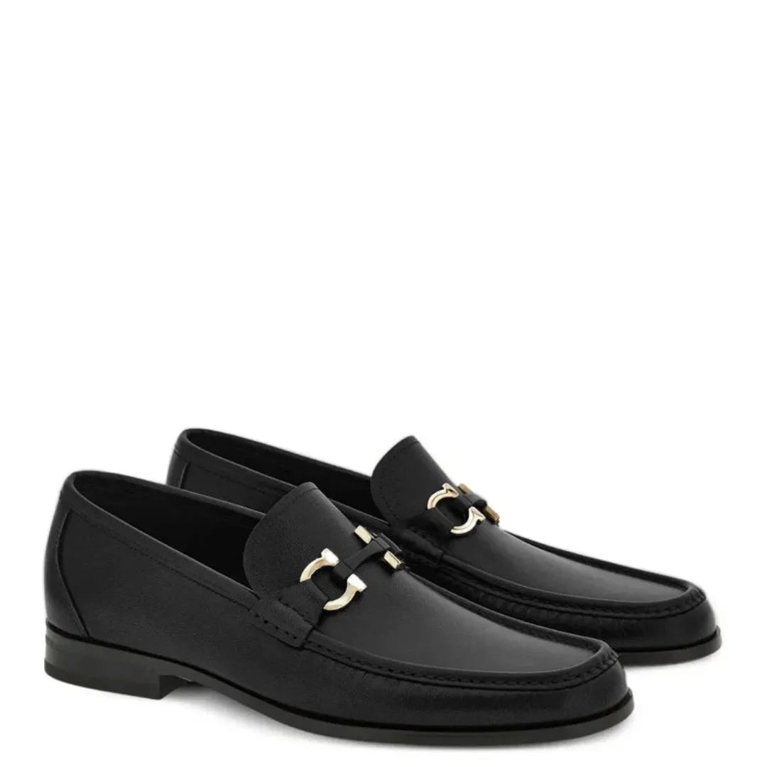 Montabone Perforated Horsebit Loafer for Men - Leather Bit Loafers