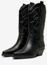 Menard Embossed Pointed Cowboy Boot for Men - Western Leather Boots