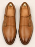 Mexico Double Monk Strap for Men - Hand-Burnished Goodyear Welted Leather Shoes
