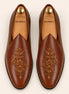 Maestro Hand-Embroidered Opera Loafer for Men - Leather Formal Slip-On Shoes