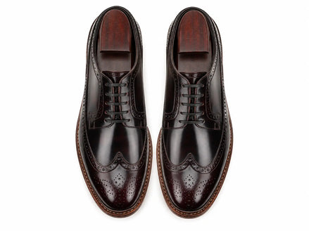 Morano Wingtip Brogue Derby for Men - Goodyear Welted Full-Grain Leather Shoes