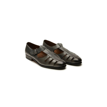 Marsaxlokk Buckled Dress Fisherman Sandal for Men - Closed-Toe Leather Dress Sandals