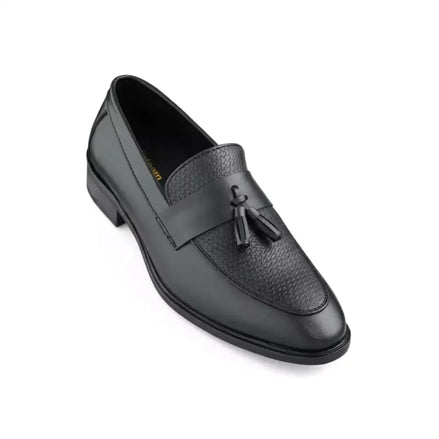 Moniga Perforated-Vamp Tassel Loafer for Men - Leather Tassel Loafers