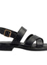 Montalenghe Classic Cross-Strap Sandal for Men - Back-Strap Leather Sandals