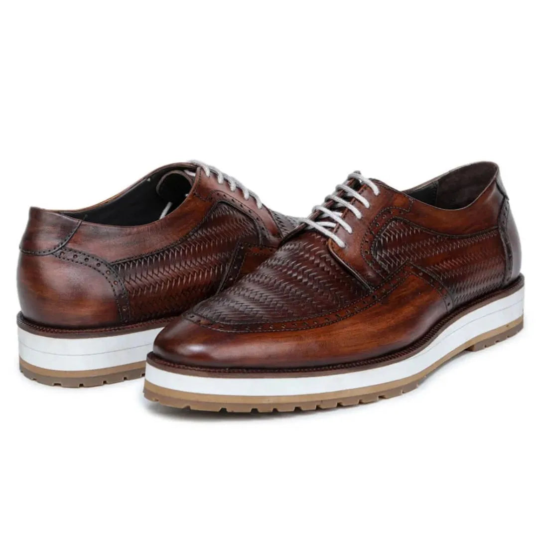 Moncofa Woven Hybrid Sneaker for Men - Derby-Sneaker Hybrids
