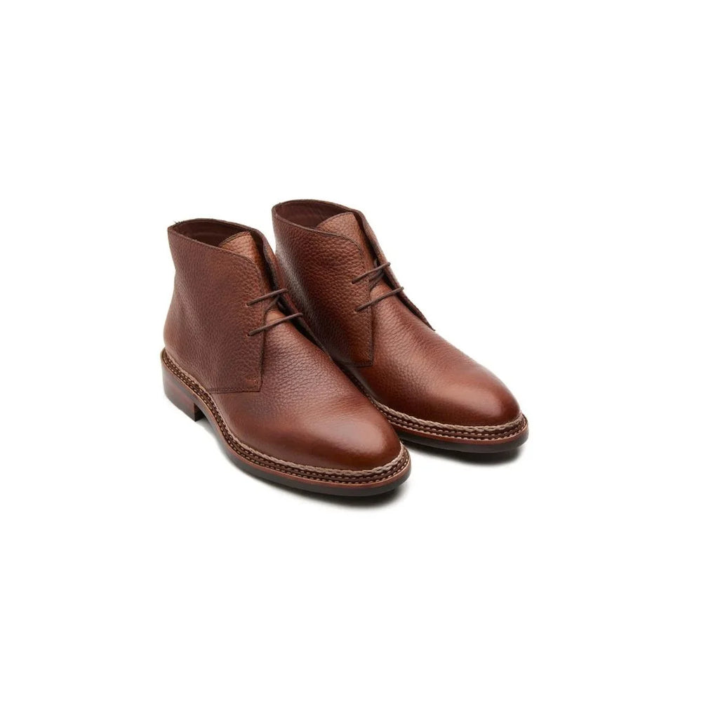 Morjim Storm-Welt Pebble Chukka Boot for Men - Pebble-Grain Chukka Boots