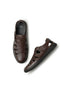 Manikata Cushioned Velcro Fisherman Sandal for Men - Closed-Toe Leather Comfort Sandals
