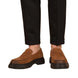 Malesco Suede Lug Penny Penny Loafer for Men - Chunky Suede Penny Loafers