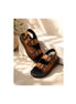 Mimice Double-Buckle Sandal for Men - Back-Strap Leather Sandals